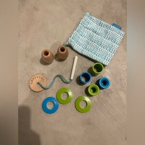 Lovevery Wooden Threading Toy Set